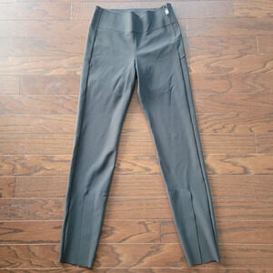 Athleta Interstellar Tight Pants Womens 4 Stretch Split Hem Black